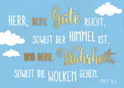 Postkartenserie "Herr, deine Güte" - 12 Stück Postkartenserie "Herr, deine Güte" - 12 Stück