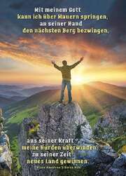 Sören Kahl - Björn Amadeus Kahl - Postkarten: Mit meinem Gott, 4 Stück Postkarten: Mit meinem Gott, 4 Stück