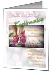 Faltkarten Konfirmation, 5 Stück Faltkarten Konfirmation, 5 Stück