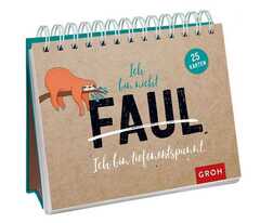 Ich bin nicht faul. - Aufstellbuch Ich bin nicht faul. - Aufstellbuch