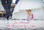Faltkarte: Zur Hochzeit viel Glück und viel Segen Faltkarte: Zur Hochzeit viel Glück und viel Segen