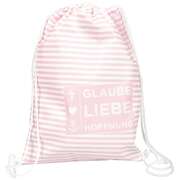Turnbeutel "Glaube, Liebe, Hoffnung" Turnbeutel "Glaube, Liebe, Hoffnung"