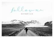 Postkarte - Follow me Postkarte - Follow me