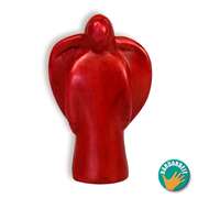 Figur Schutzengel "Ich bin bei dir" - rot Figur Schutzengel "Ich bin bei dir" - rot