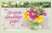 Kräuter-Dip-Karte - Herzliche Geburtstagsgrüße Kräuter-Dip-Karte - Herzliche Geburtstagsgrüße