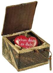 Geschenk-Box Bananenblatt - Schön, dass es dich gibt Geschenk-Box Bananenblatt - Schön, dass es dich gibt