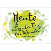 Fensterbild-Postkarten: Heute ist ein guter Tag, 4 Stück Fensterbild-Postkarten: Heute ist ein guter Tag, 4 Stück