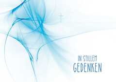 Faltkarte "In stillem Gedenken" Faltkarte "In stillem Gedenken"