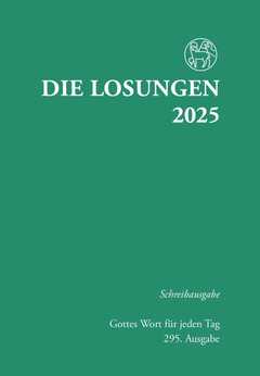 Losungen 2025 grün, Schreibausgabe Losungen 2025 grün, Schreibausgabe
