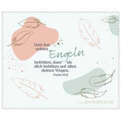 Mikrofasertuch "Gott hat seinen Engeln befohlen"