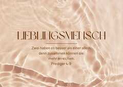 Postkarte "Lieblingsmensch" Postkarte "Lieblingsmensch"