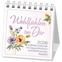 Wohlfühlen bei Dir 2026 - Aufkleber-Kalender