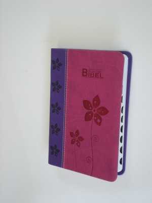 Lutherbibel mit Griffregister - violett/pink