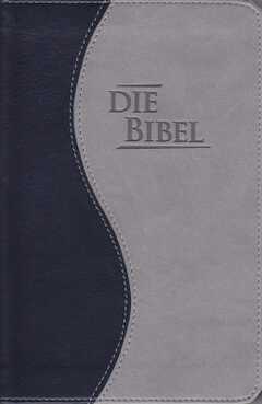 Die Bibel - dunkelblau/silbergrau