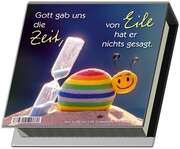 Notizblock: Gott gab uns die Zeit, von Eile hat er nichts gesagt Notizblock: Gott gab uns die Zeit, von Eile hat er nichts gesagt