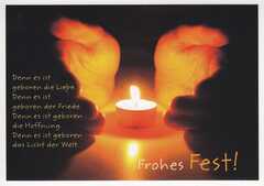 Frohes Fest - Postkarte