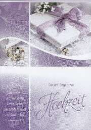 Grußkarte - Gottes Segen zur Hochzeit Grußkarte - Gottes Segen zur Hochzeit