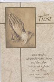 Grußkarte - Zum Trost Grußkarte - Zum Trost