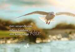 Gott verspricht eine sichere Landung, aber keine ruhige Reise. - Faltkarte Gott verspricht eine sichere Landung, aber keine ruhige Reise. - Faltkarte