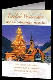 Faltkarten Weihnachten, 5 Stück Faltkarten Weihnachten, 5 Stück
