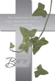 Faltkarte - Trauer Römer 6,23 Faltkarte - Trauer Römer 6,23