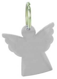 Schlüsselanhänger "Engel" - transparent