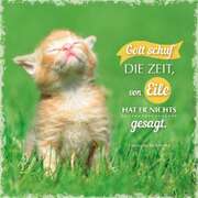 Metallschild - Gott schuf die Zeit Metallschild - Gott schuf die Zeit