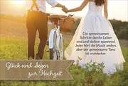 Faltkarte: Glück und Segen zur Hochzeit Faltkarte: Glück und Segen zur Hochzeit