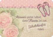 Männer spielen Fußball - Postkarte Männer spielen Fußball - Postkarte