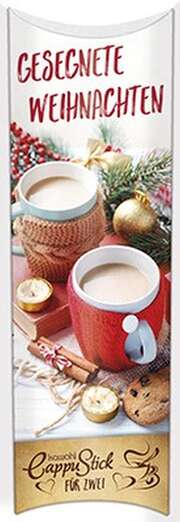 CappuStick für Zwei "Gesegnete Weihnachten" CappuStick für Zwei "Gesegnete Weihnachten"